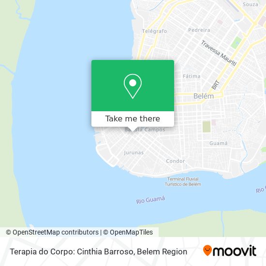 Terapia do Corpo: Cinthia Barroso map