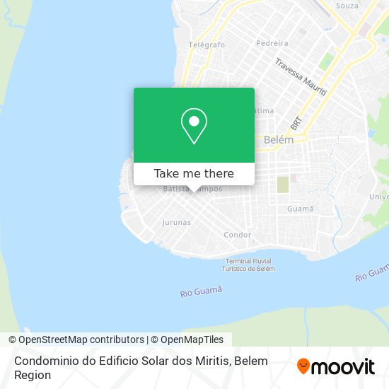 Mapa Condominio do Edificio Solar dos Miritis