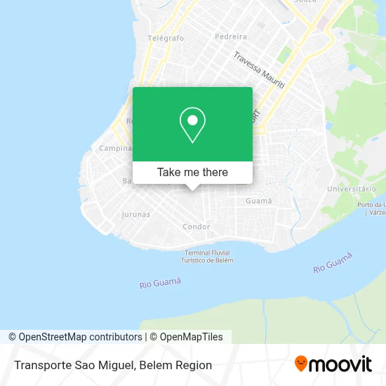 Transporte Sao Miguel map
