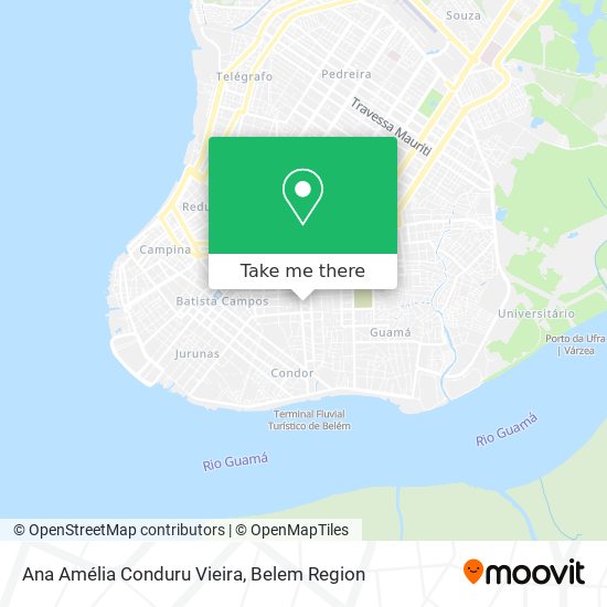 Ana Amélia Conduru Vieira map