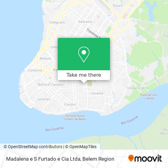 Madalena e S Furtado e Cia Ltda map