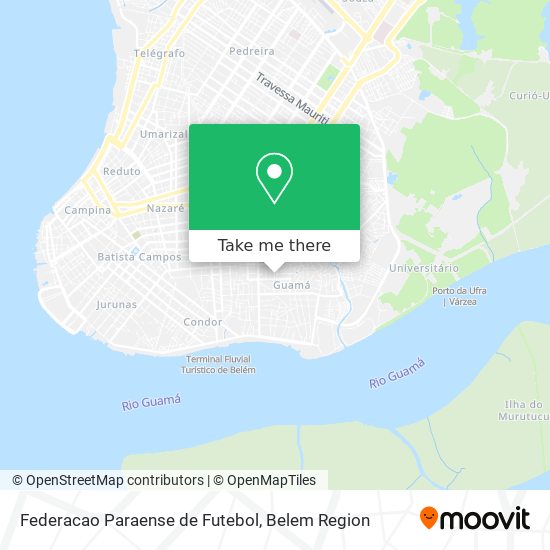 Federacao Paraense de Futebol map