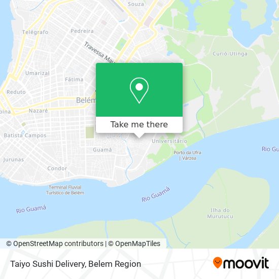 Taiyo Sushi Delivery map