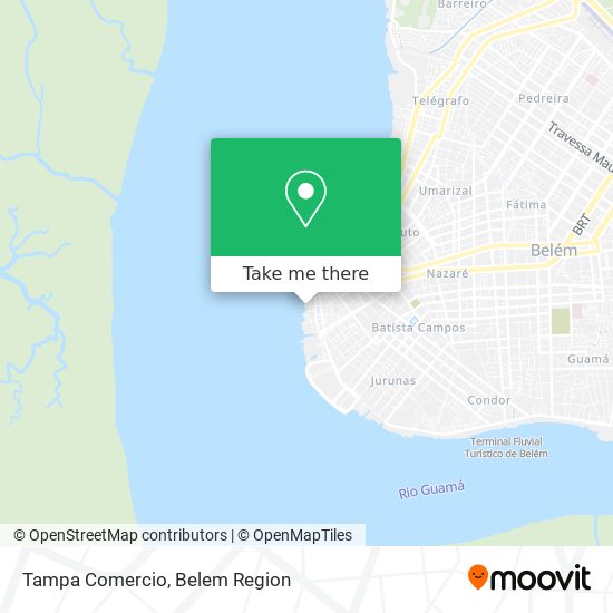 Mapa Tampa Comercio