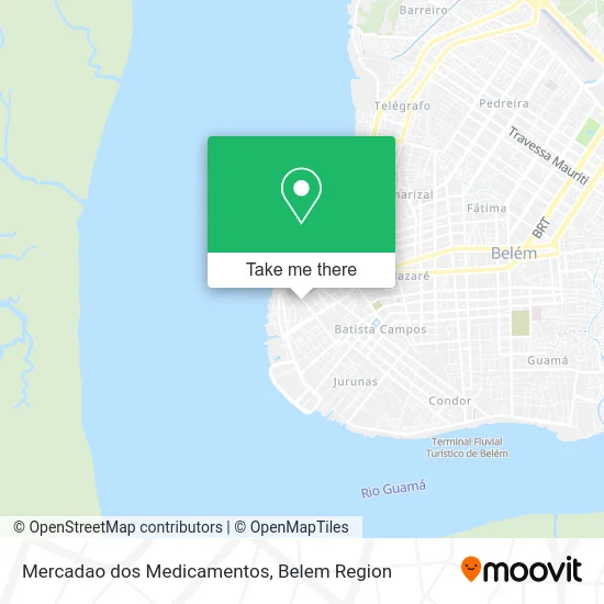 Mercadao dos Medicamentos map