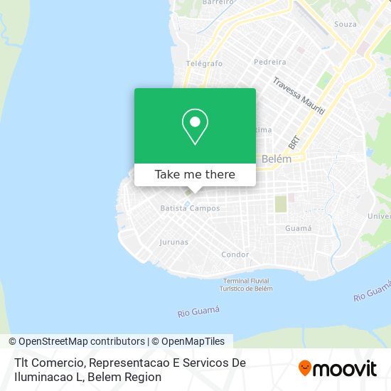 Tlt Comercio, Representacao E Servicos De Iluminacao L map