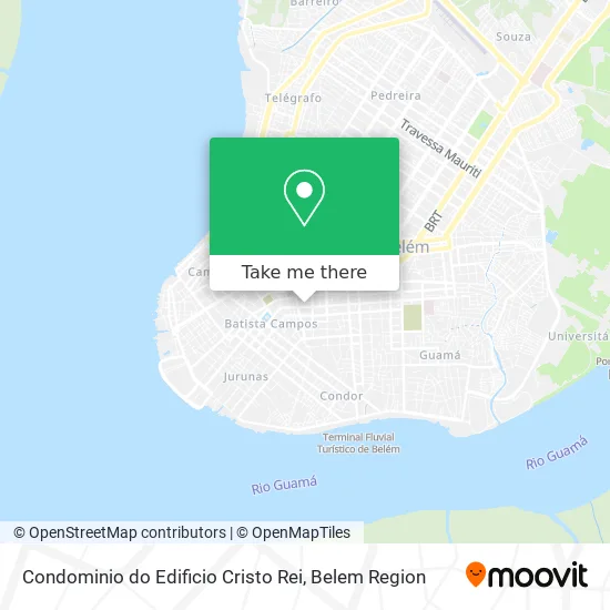 Condominio do Edificio Cristo Rei map