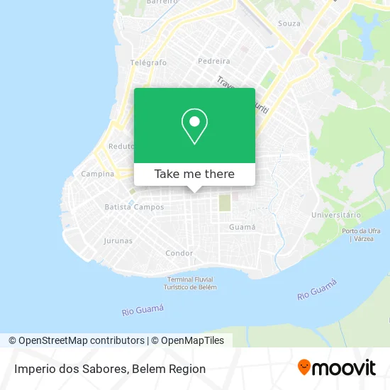 Imperio dos Sabores map