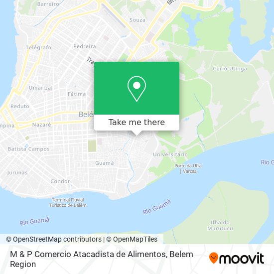 M & P Comercio Atacadista de Alimentos map