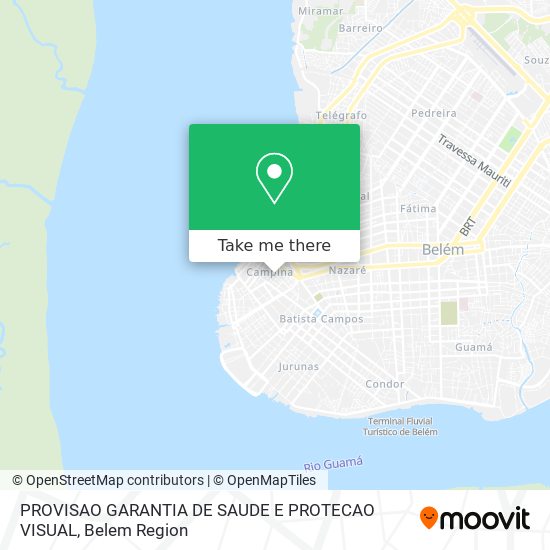 PROVISAO GARANTIA DE SAUDE E PROTECAO VISUAL map