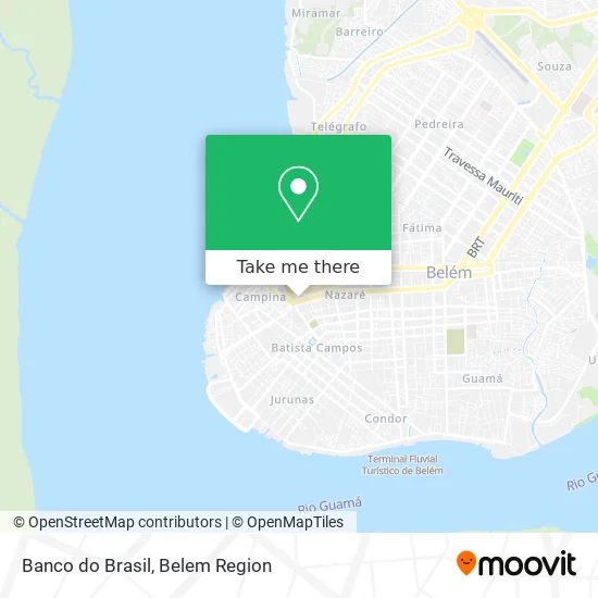 Banco do Brasil map