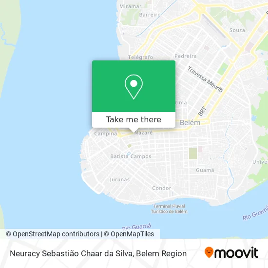 Neuracy Sebastião Chaar da Silva map