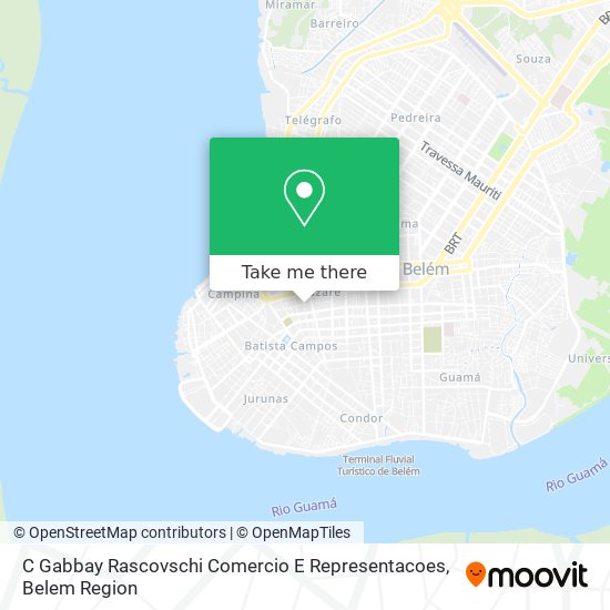 Mapa C Gabbay Rascovschi Comercio E Representacoes