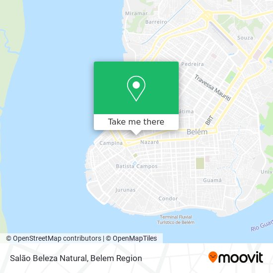Salão Beleza Natural map