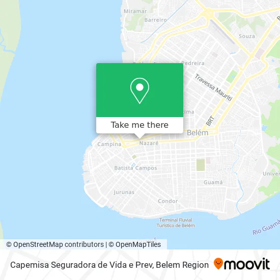 Capemisa Seguradora de Vida e Prev map