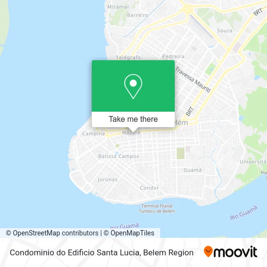 Condominio do Edificio Santa Lucia map