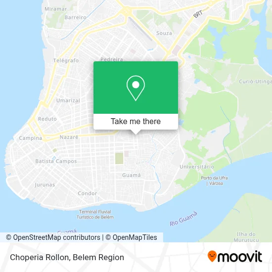 Choperia Rollon map