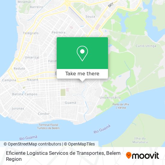 Eficiente Logistica Servicos de Transportes map