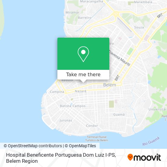 Hospital Beneficente Portuguesa Dom Luiz I-PS map