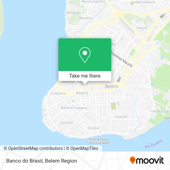 Banco do Brasil map