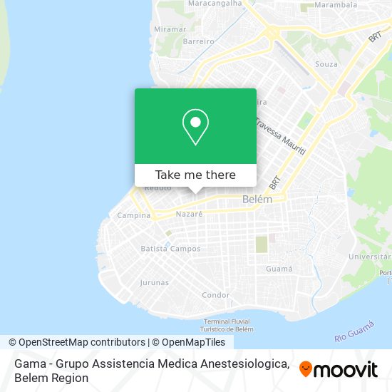 Gama - Grupo Assistencia Medica Anestesiologica map