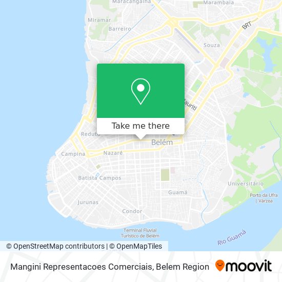Mangini Representacoes Comerciais map