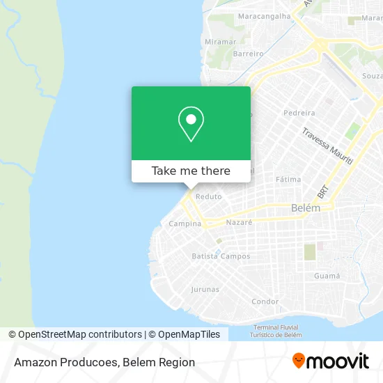 Amazon Producoes map