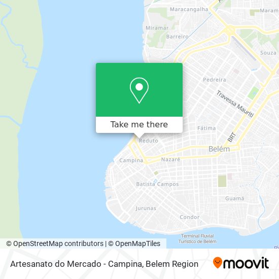 Artesanato do Mercado - Campina map