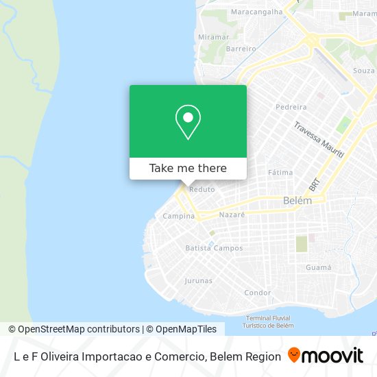 L e F Oliveira Importacao e Comercio map