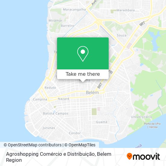 Agroshopping Comércio e Distribuição map