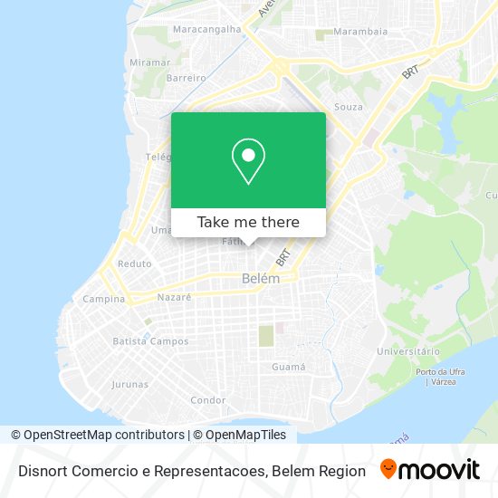 Disnort Comercio e Representacoes map