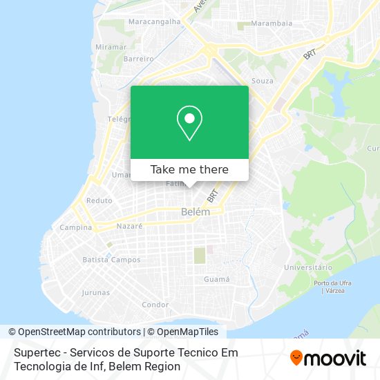 Mapa Supertec - Servicos de Suporte Tecnico Em Tecnologia de Inf