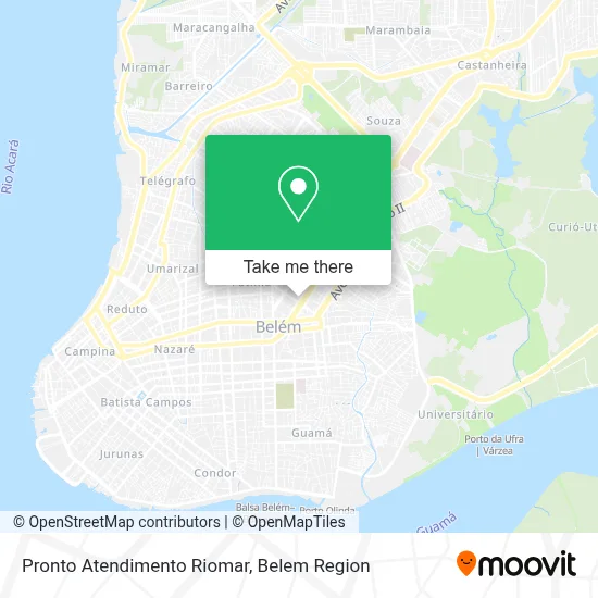 Pronto Atendimento Riomar map