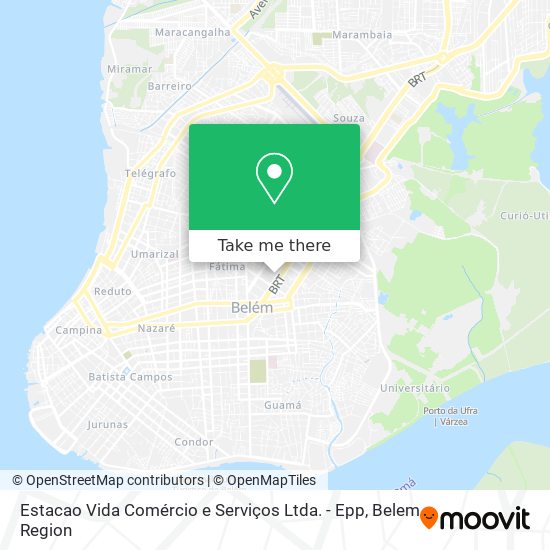 Estacao Vida Comércio e Serviços Ltda. - Epp map