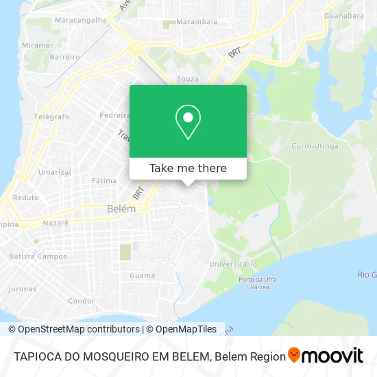 TAPIOCA DO MOSQUEIRO EM BELEM map