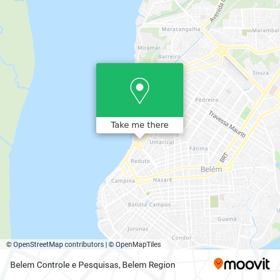 Belem Controle e Pesquisas map