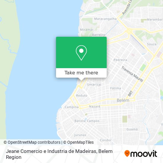 Jeane Comercio e Industria de Madeiras map