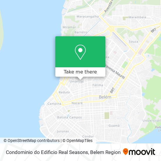 Mapa Condominio do Edificio Real Seasons