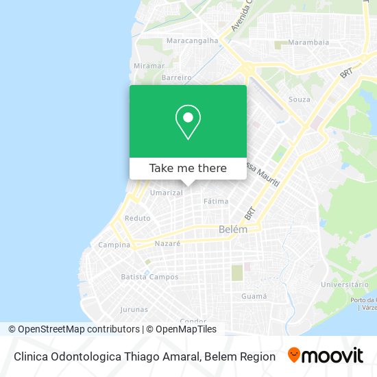 Clinica Odontologica Thiago Amaral map