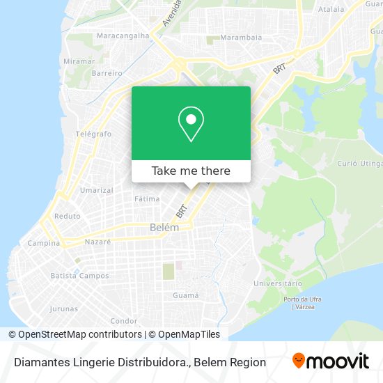 Diamantes Lingerie Distribuidora. map