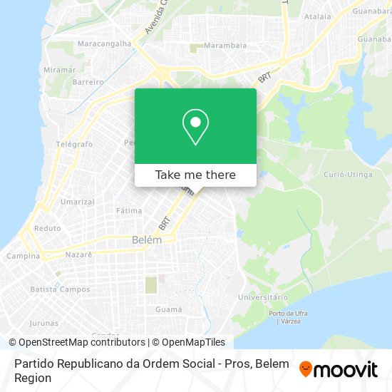 Partido Republicano da Ordem Social - Pros map