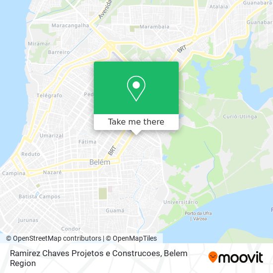 Ramirez Chaves Projetos e Construcoes map