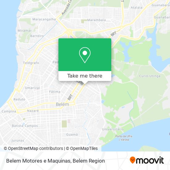 Belem Motores e Maquinas map