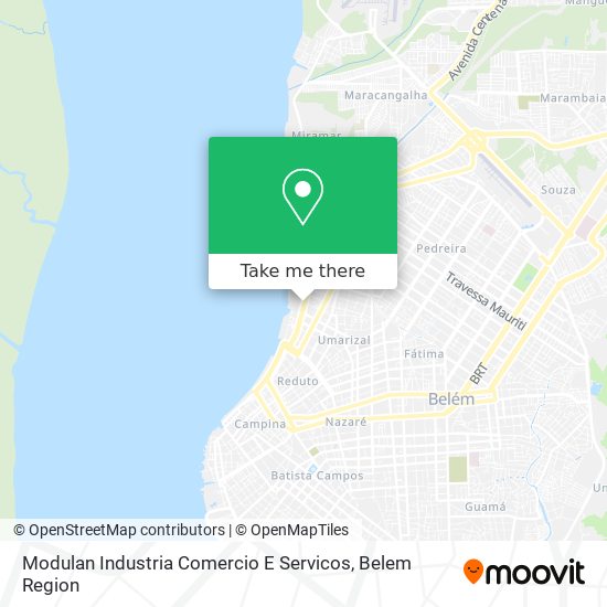 Mapa Modulan Industria Comercio E Servicos