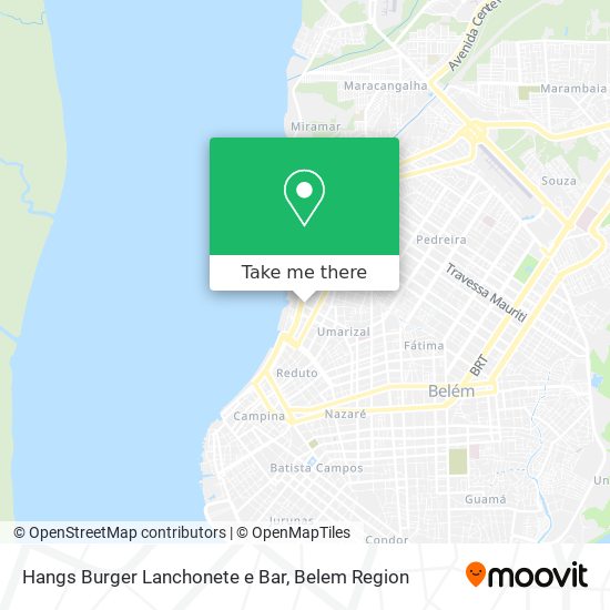 Hangs Burger Lanchonete e Bar map