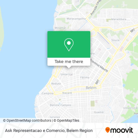 Mapa Ask Representacao e Comercio