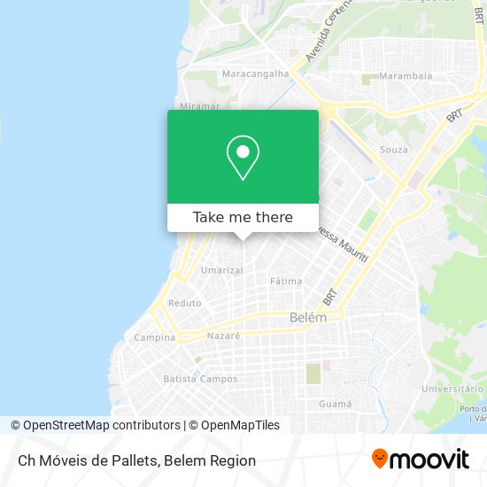 Mapa Ch Móveis de Pallets