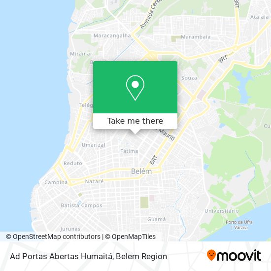 Ad Portas Abertas Humaitá map