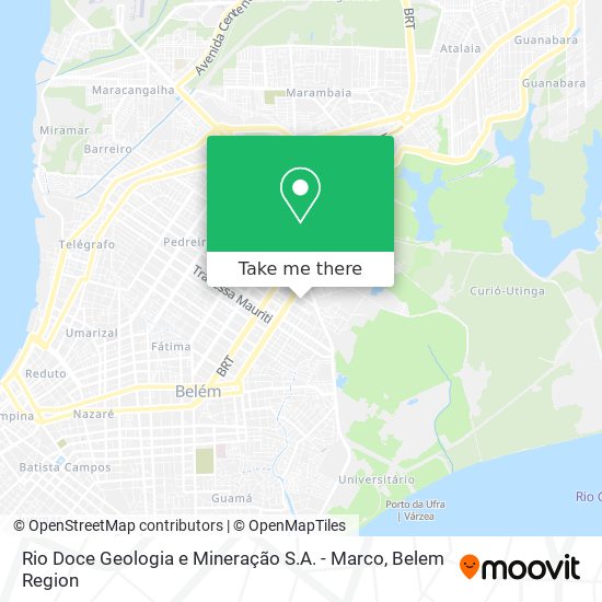 Rio Doce Geologia e Mineração S.A. - Marco map