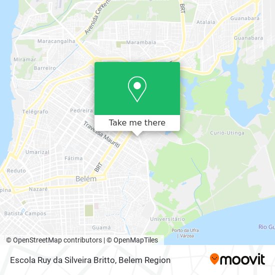 Mapa Escola Ruy da Silveira Britto